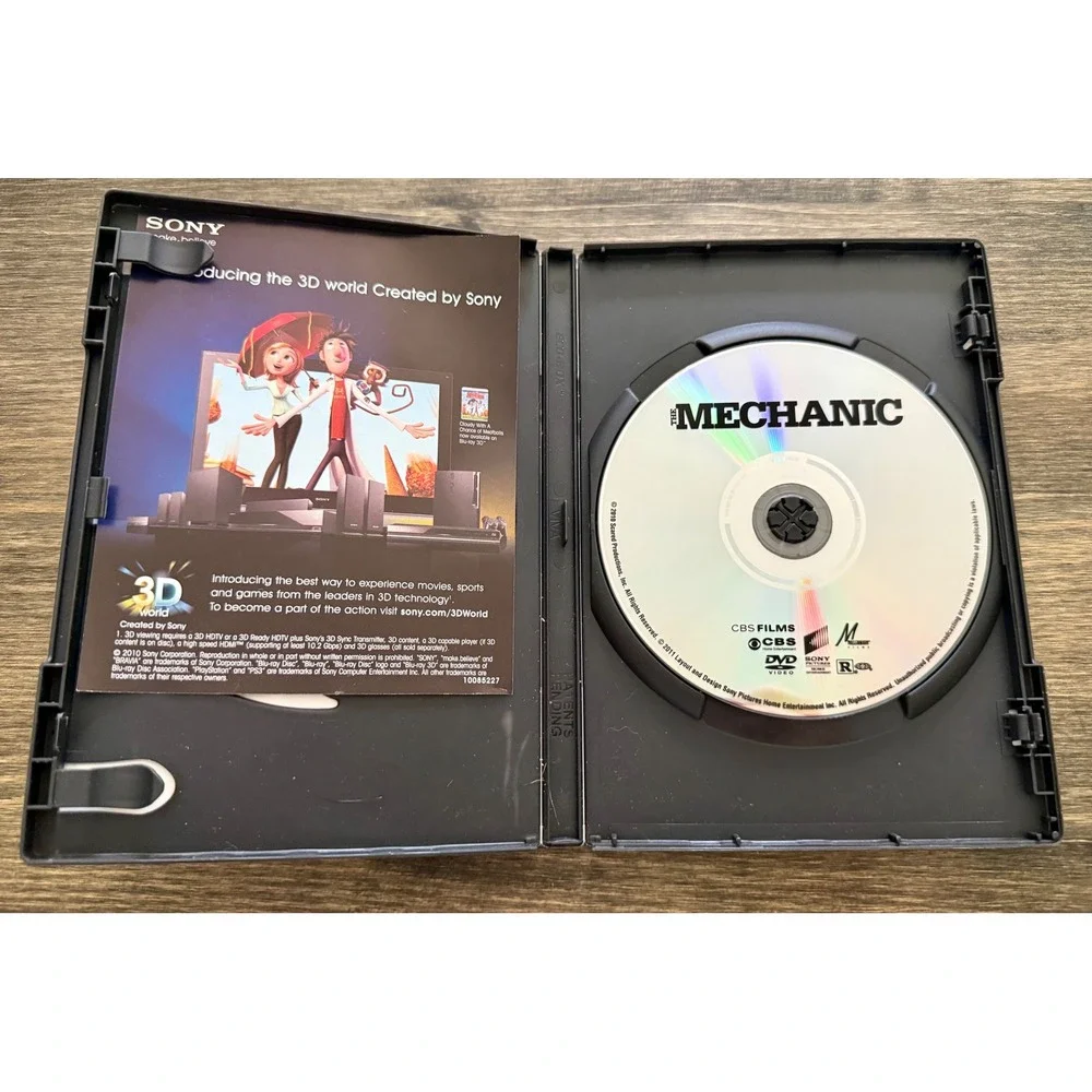 Sony The Mechanic DVD Excellent Jason Statham Action Thriller 2011